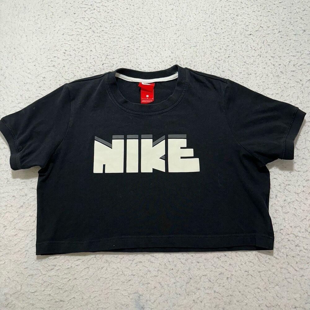 Nike Black Crop Top